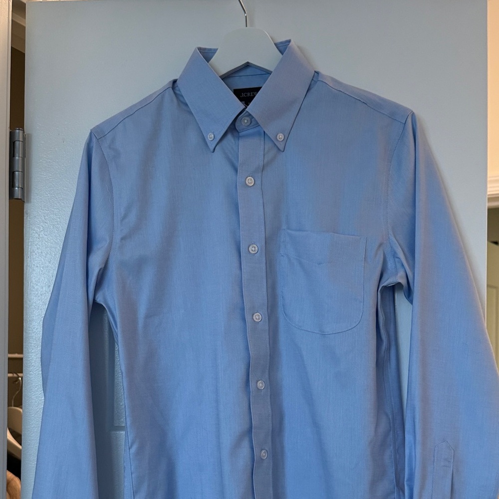 J.Crew Slim Bowery wrinkle free dress shirt with button